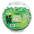 The active ingredient in Deep AF Numbing Mints (Lidocane 5%) helps to gently numb the throat and alleviate the gag reflex often associated with oral sex. Numb AF - Deep Throat Numbing Mints was created with the intention of creating a more pleasurable and comfortable sexual experience for lovers. Each individual pack contains two spearmint flavored numbing mints.