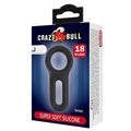 Oniel Crazy Bull cock ring in black silicone with oval cutout