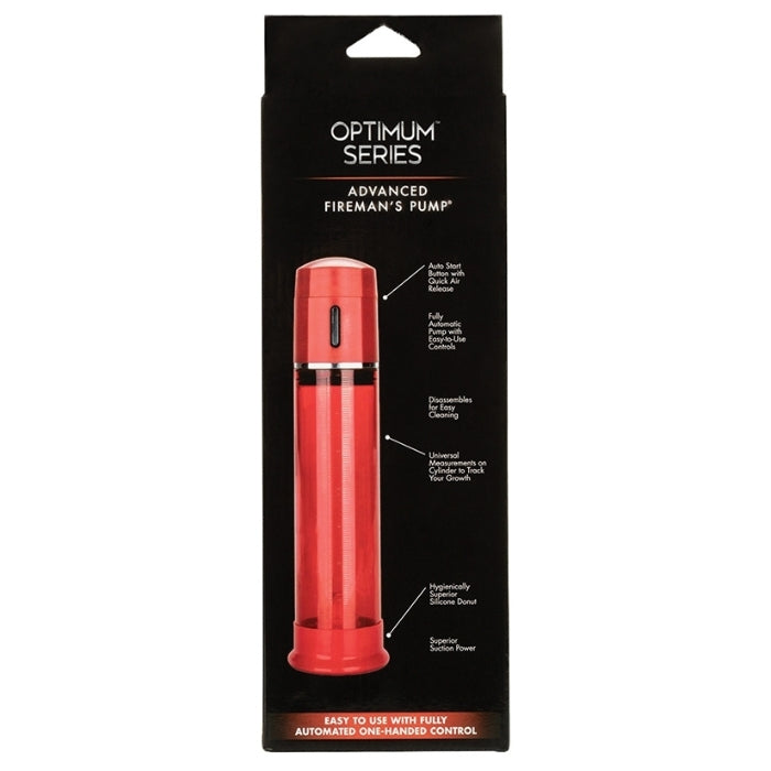 Lady Jane Adult Sex Shop | Optimum Series Advanced Fireman’s Penis Pump - Red