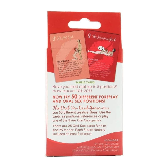 Lady Jane Adult Sex Shop | Oral Sex Playing Cards | Draft
