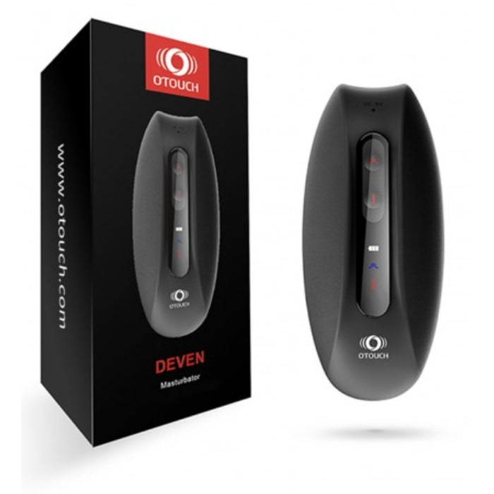 OTouch Deven Pulse Vibrating Penis Masturbator with flexible opening