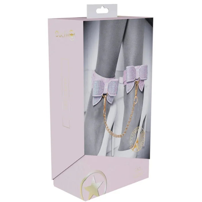 Lady Jane Adult Sex Shop | Ouch! Paris Collection Leg Cuffs - Pink