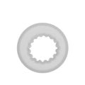 Oxballs Axis Gripring - Clear cock ring is rubbery-soft plus+silicone blend that’s softer and stronger than regular silicone. It’s the right size and feel for longer wear, the right stretch for the best fit. The inner rim of AXIS is lined with humpy ridges all the way around for a different feel than our smoother rings—the ribs add more grip and more space for lube.