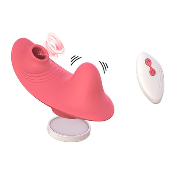 Magnetic Panty Vibrator with Clitoral Sucker with multiple vibration and suction settings, this USB rechargeable toy allows you to customize your experience for ultimate satisfaction. Designed for hands-free pleasure, the magnetic panty vibrator easily attaches to your favorite lingerie, offering a secret thrill in any setting.