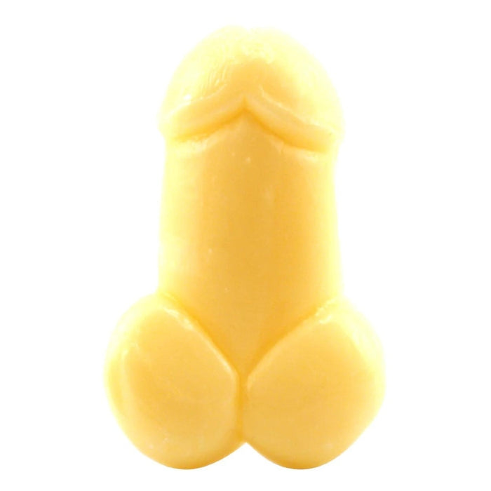 Penis shaped candy chews, strawberry flavoured.