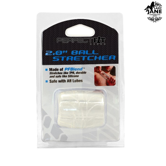 Lady Jane Adult Sex Shop | Perfect Fit Ball Stretcher Clear | Brand_Perfect Fit, Category_Sex Toys, Colour_Clear,