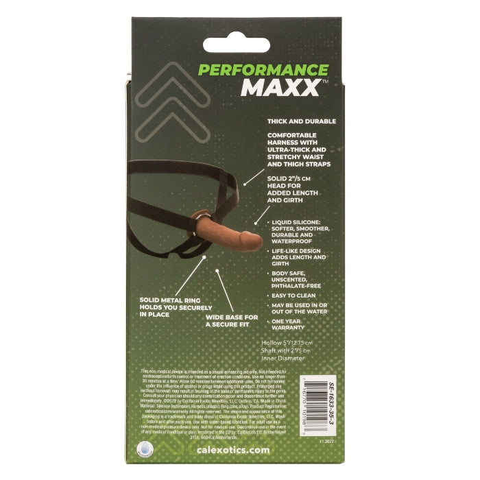 Lady Jane Adult Sex Shop | Performance Maxx Life-Like Extension With Harness - Dark