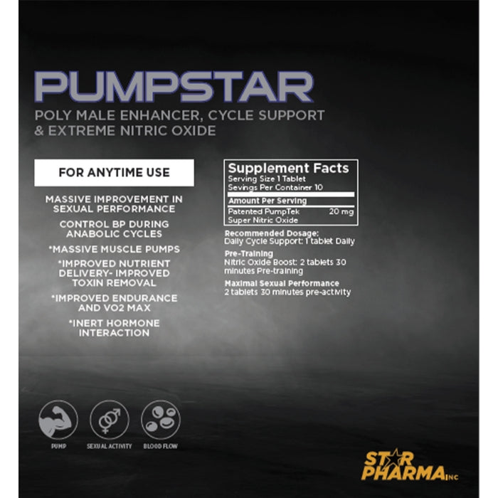 Pumpstar Pills for Men, the ultimate enhancement supplement designed to elevate your performance and maximize your pleasure. These specially formulated pills are crafted to support male vitality, boost stamina, and promote longer-lasting erections.