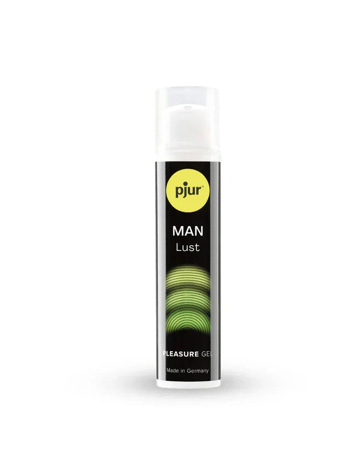 Pjur Man Lust pleasure gel tube with green wave label