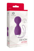 Purple Devon vibrating kegel balls for pelvic floor exercise