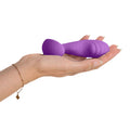 Purple silicone vibrating prostate massager with rounded head and textured body from lady jane adult shop