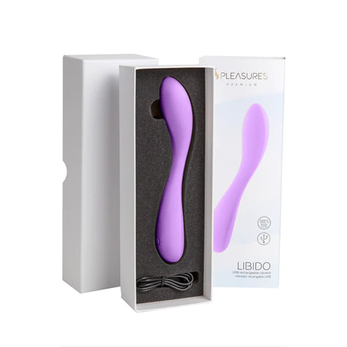 Pleasures Libido Lavender G-Spot Vibrator for targeted internal stimulation