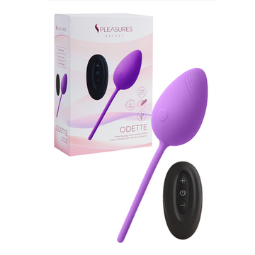 Pleasures Odetta violet remote controlled egg with remote