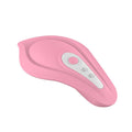 Pink Pleasures Velvet Sweetie mini external massager with white control panel