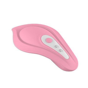 Pink Pleasures Velvet Sweetie mini external massager with white control panel