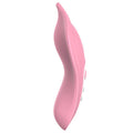 Pink Pleasures Velvet Sweetie mini external massager with curved design