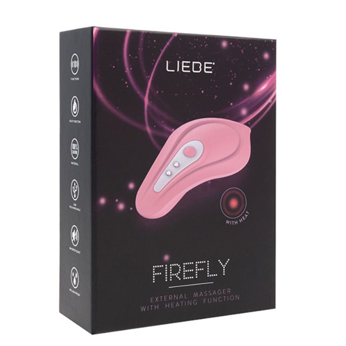 Pink Liebe Firefly Mini External Massager with Heating