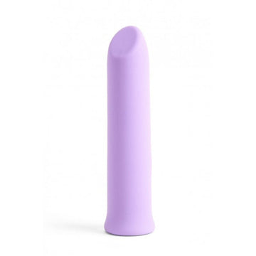Pleasures velvet vibrating mini bullet lilac sleek lavender silicone toy designed for external erogenous zones and shallow vaginal penetration