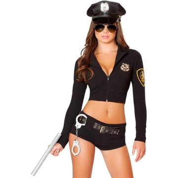 Lady Jane Adult Sex Shop | Police Woman Fantasy Outfit (5 Piece) | Category_Fantasy Outfits, dress up, fantasy,