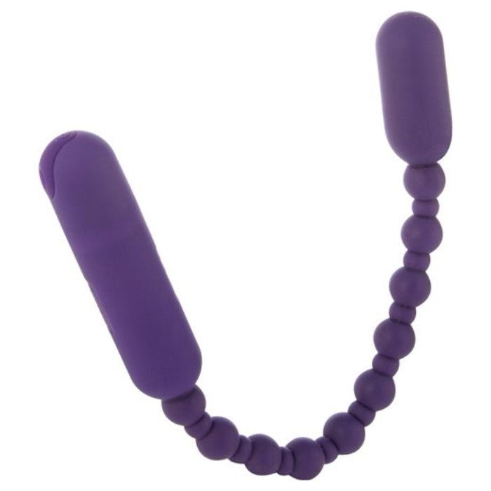 Introducing Booty Beads the most diverse and flexible anal toy on the planet is now rechargeable. A sequence of beads connected to a strong Power Bullet motor bend and flex in every direction while providing intense vibrations from end to end! Choose between 7 intense functions that will bring you ultimate stimulation all the way through. Travel lock. Waterproof vibrations. Premium Silicone material. Easy to clean. USB rechargeable.