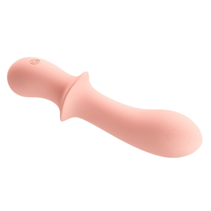 Pretty Love Abigal pink silicone vibrator with curved head