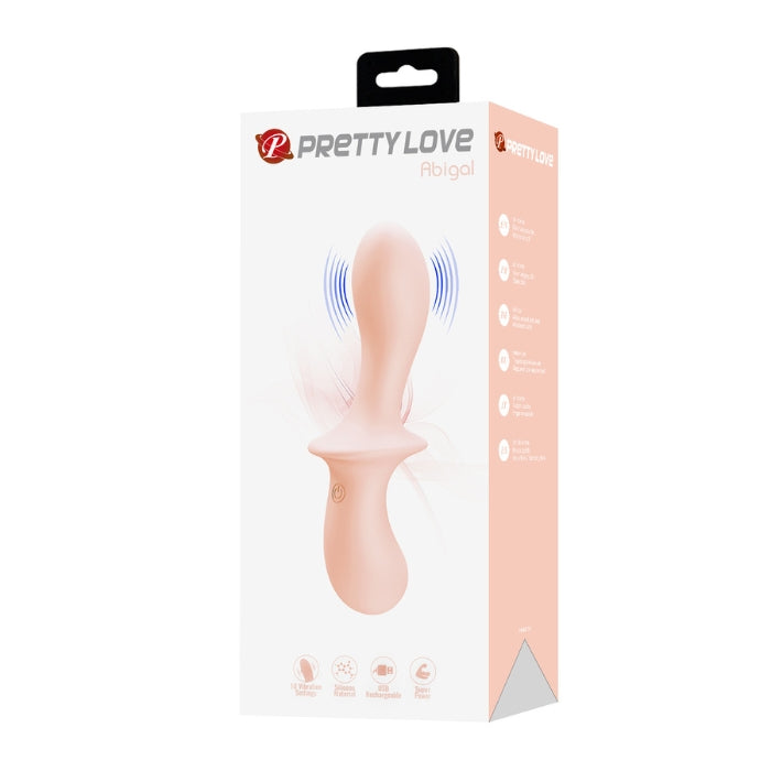 Pretty Love Abigal vibrator in peach with curved head