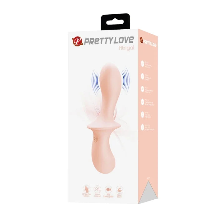 Pretty Love Abigal vibrator in peach with curved head