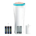 Pretty Love Aby thrusting masturbator with white teal silicone and peach head