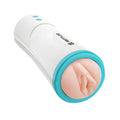 Pretty Love Aby Thrusting Vagina Masturbator with white teal silicone head