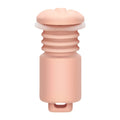 Pretty Love Aby thrusting masturbator with pink flower-like silicone bottle stopper