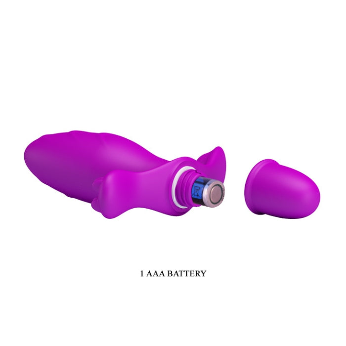 Purple silicone Pretty Love Anal Plug Prostate Vibrator - Fitch for high quality vibrating