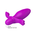 Purple curved vibrator with on/off button from Pretty Love Anal Plug Prostate Vibrator