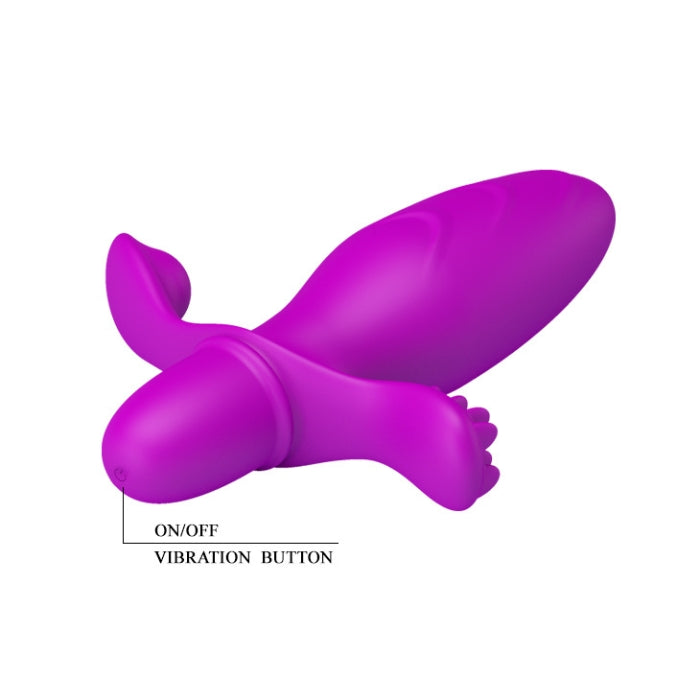 Purple curved vibrator with on/off button from Pretty Love Anal Plug Prostate Vibrator