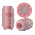 Pretty Love Athena Alice Egg Masturbator in pink silicone with textured patterns