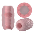 Pretty Love Athena Alice Egg Masturbator in pink silicone with textured patterns