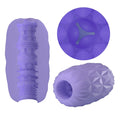 Pretty Love Athena Alice egg masturbator with purple textured cock ring