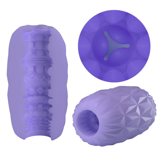 Pretty Love Athena Alice egg masturbator with purple textured cock ring