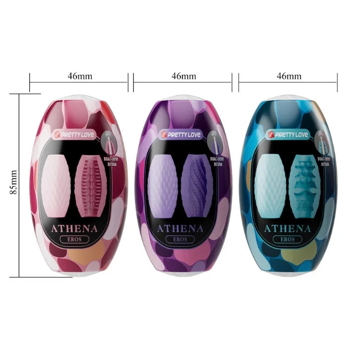 Pretty Love Athena Eros Mini Egg Vibrators in Assorted Colors