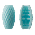 Pretty Love Athena Eros mini egg masturbator with light blue silicone massage roller and textured nodes