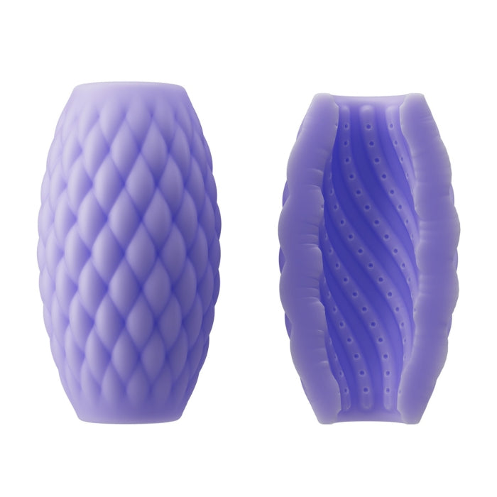 Pretty Love Athena Eros mini egg with purple textured silicone vibrators