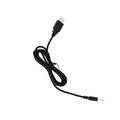 Pretty Love Body black USB to 3.5mm audio cable for vibrating massage wand