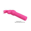 This sleek silicone vibrator tantalises your clitoris with 10 teasing vibration modes that are sure to have your toes curling. With a simple one-button operation at the base of the vibrator. The silky-smooth material glides like a dream with water-based lubricant and is also waterproof for easy cleaning after play. Takes 1 AA battery (not included).