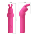 This sleek silicone vibrator tantalises your clitoris with 10 teasing vibration modes that are sure to have your toes curling. With a simple one-button operation at the base of the vibrator. The silky-smooth material glides like a dream with water-based lubricant and is also waterproof for easy cleaning after play. Takes 1 AA battery (not included).