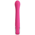 Pretty Love Bunny Novak pink rabbit vibrator with stylish silver handle