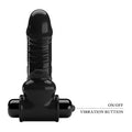 Pretty Love Corbin black mini finger clit licker vibe with ridges