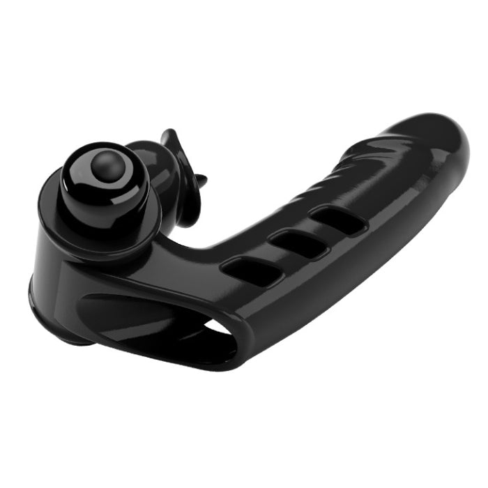 Pretty Love Corbin mini finger clit licker vibe in black glossy plastic