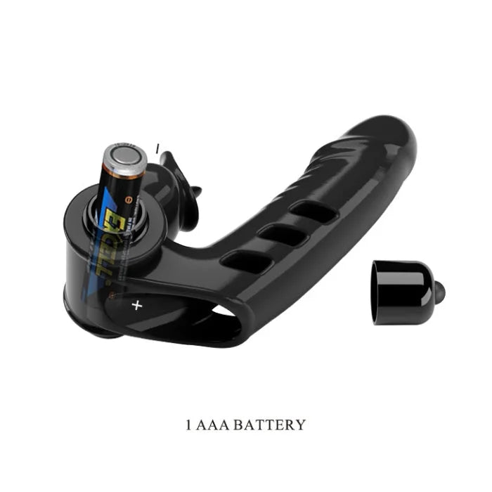 Pretty Love Corbin mini finger clit licker black vibe with battery