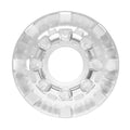 Clear Pretty Love Cory Quickshot masturbator ring with gear-like segments