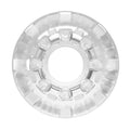 Clear Pretty Love Cory Quickshot masturbator ring with gear-like segments