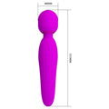 Pretty Love Curtis Wand pink silicone vibrator with rounded head